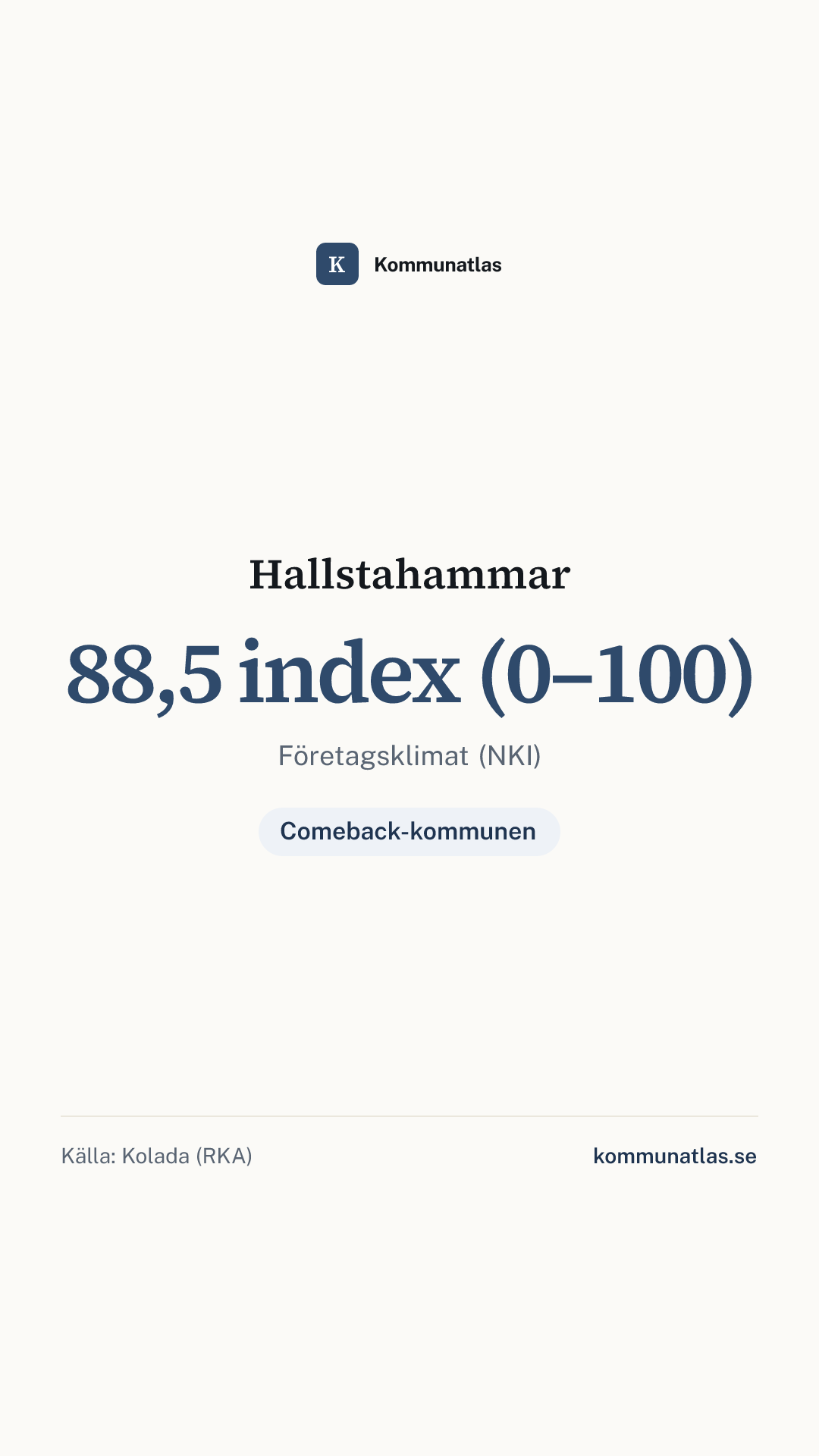 Delningsbild — Hallstahammar — kommunbokslut