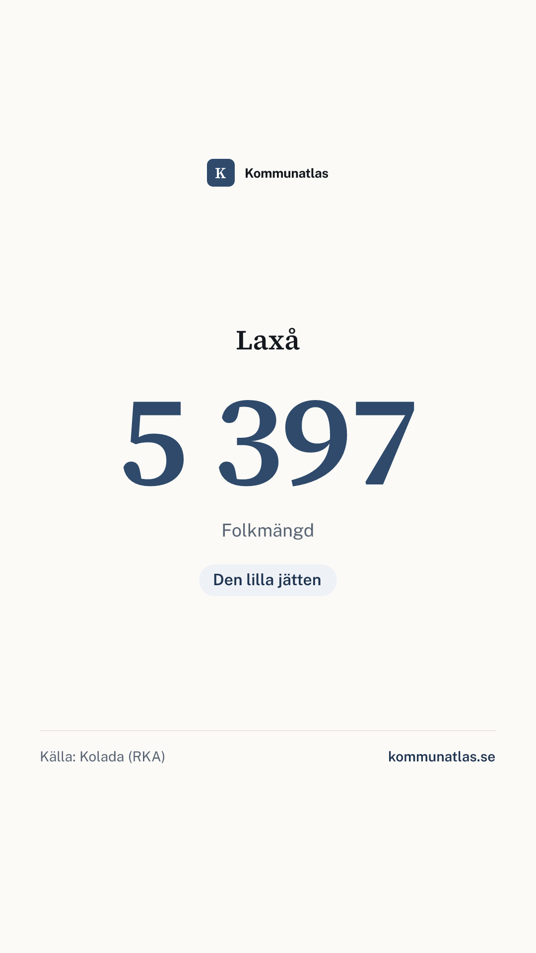 Delningsbild — Laxå — kommunbokslut