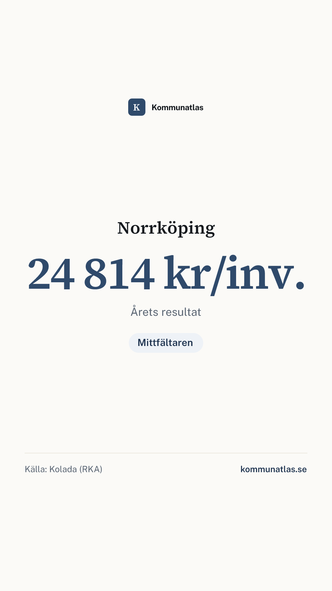 Delningsbild — Norrköping — kommunbokslut