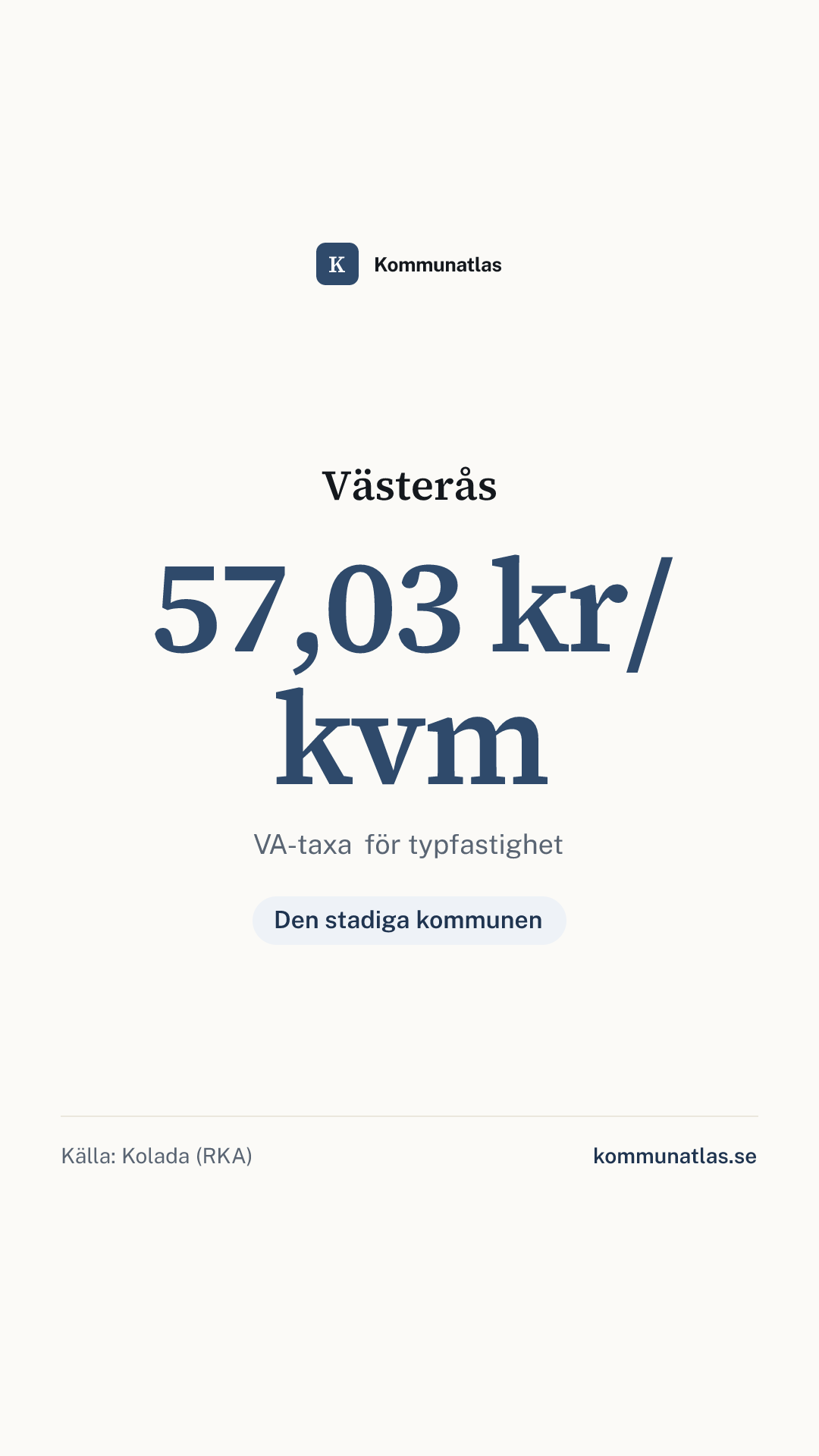 Delningsbild — Västerås — kommunbokslut